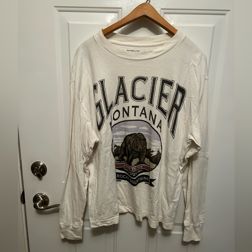 Abercrombie and Fitch Glacier Montana Long Sleeve Tshirt.